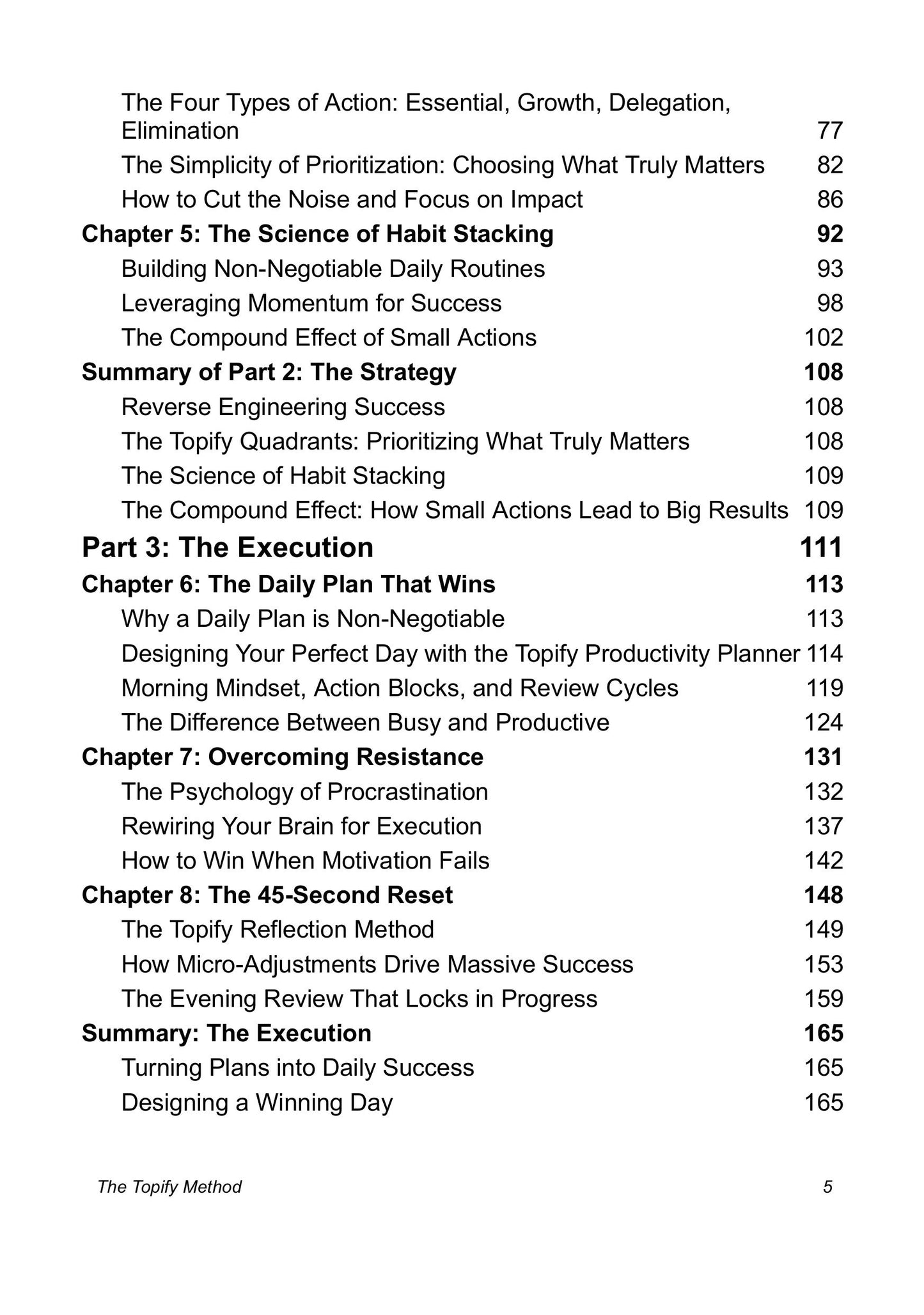 The Topify Method Book: From Dream to Daily Action – Stop Thinking, Start Doing