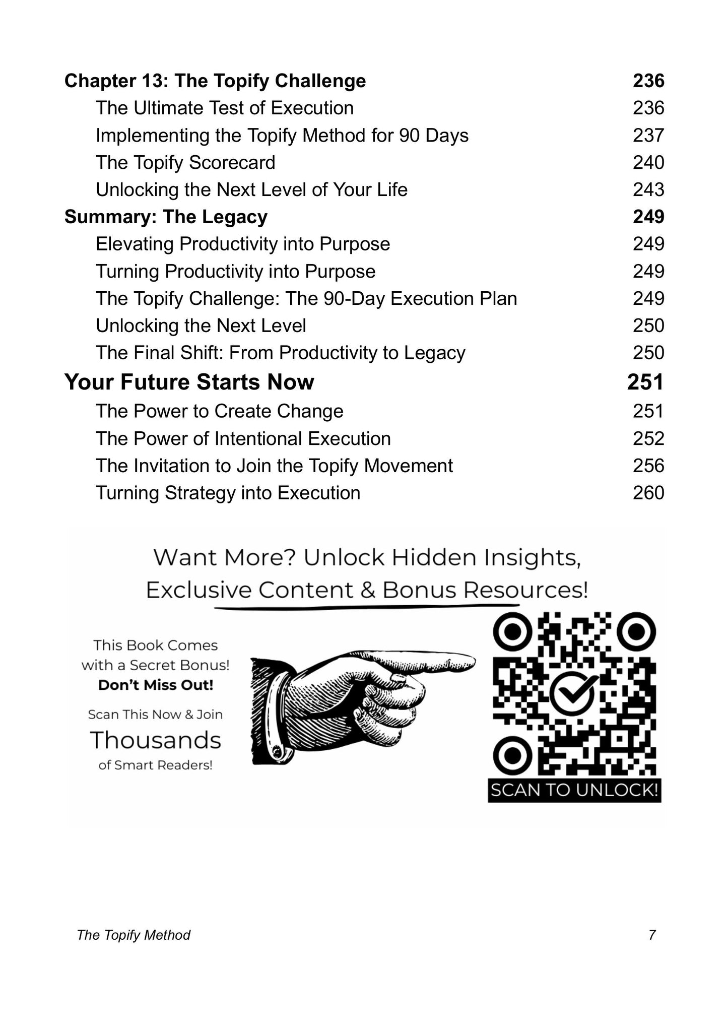 The Topify Method Book: From Dream to Daily Action – Stop Thinking, Start Doing