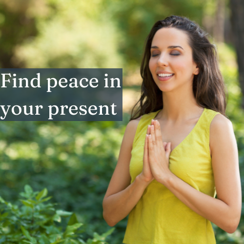 Find peace in your present, and your future will shine brighter.