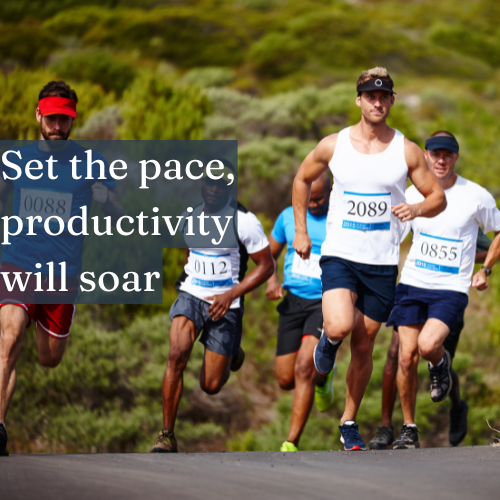 Set the pace, and your productivity will soar—control your momentum.