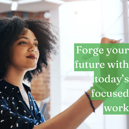 Forge your future with today’s focused work.