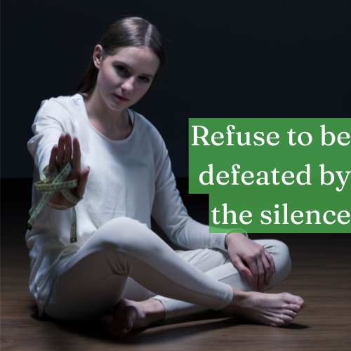 Refuse to be defeated by the silence—your echo is all you need.