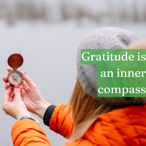 Gratitude is an inner compass pointing you toward joy.