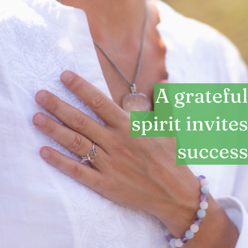 A grateful spirit invites success, while a critical one chases it away.