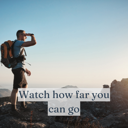 Watch how far you can go when you stop looking for a push from others.