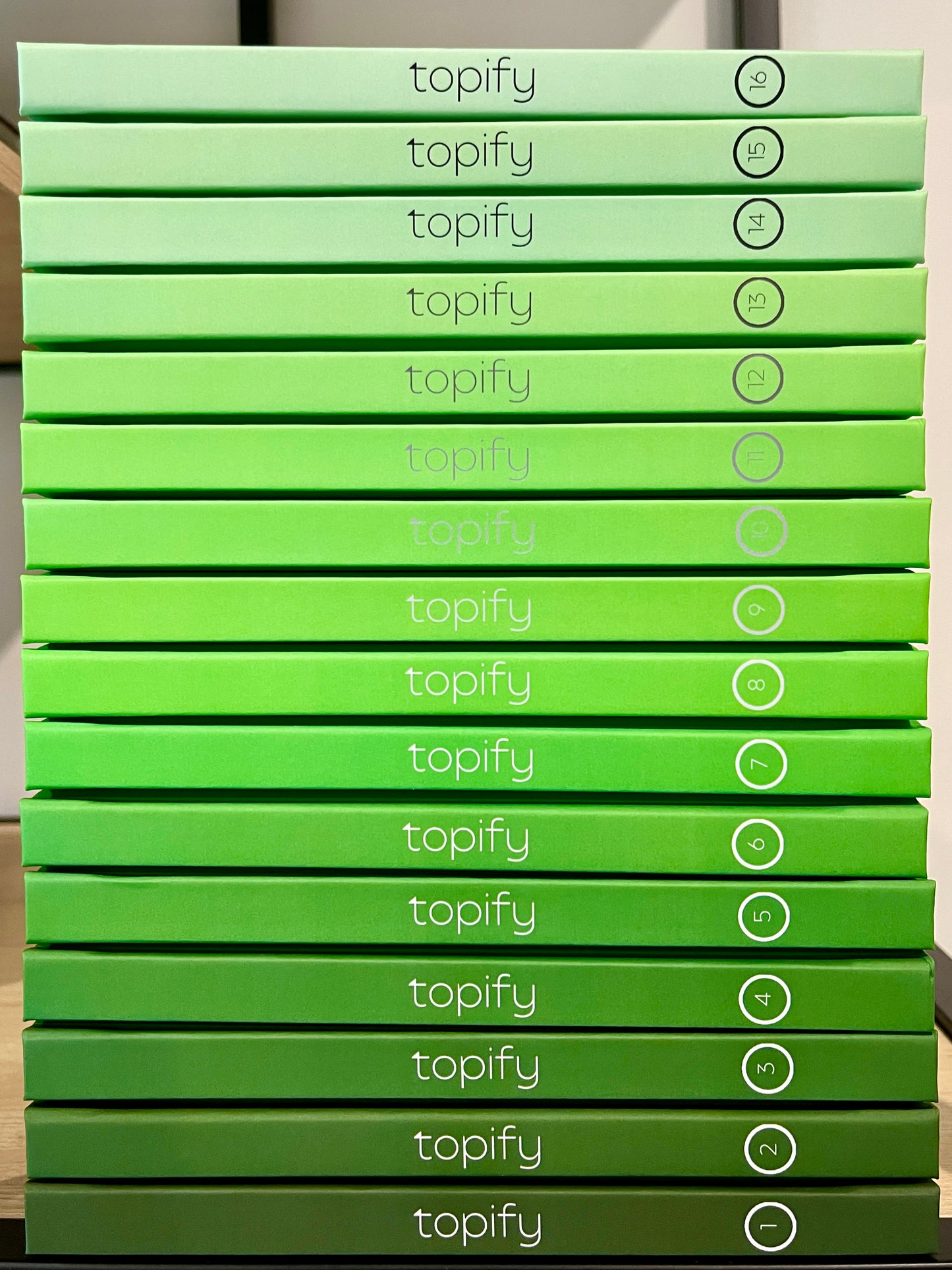 Topify Productivity Planner - Green Edition